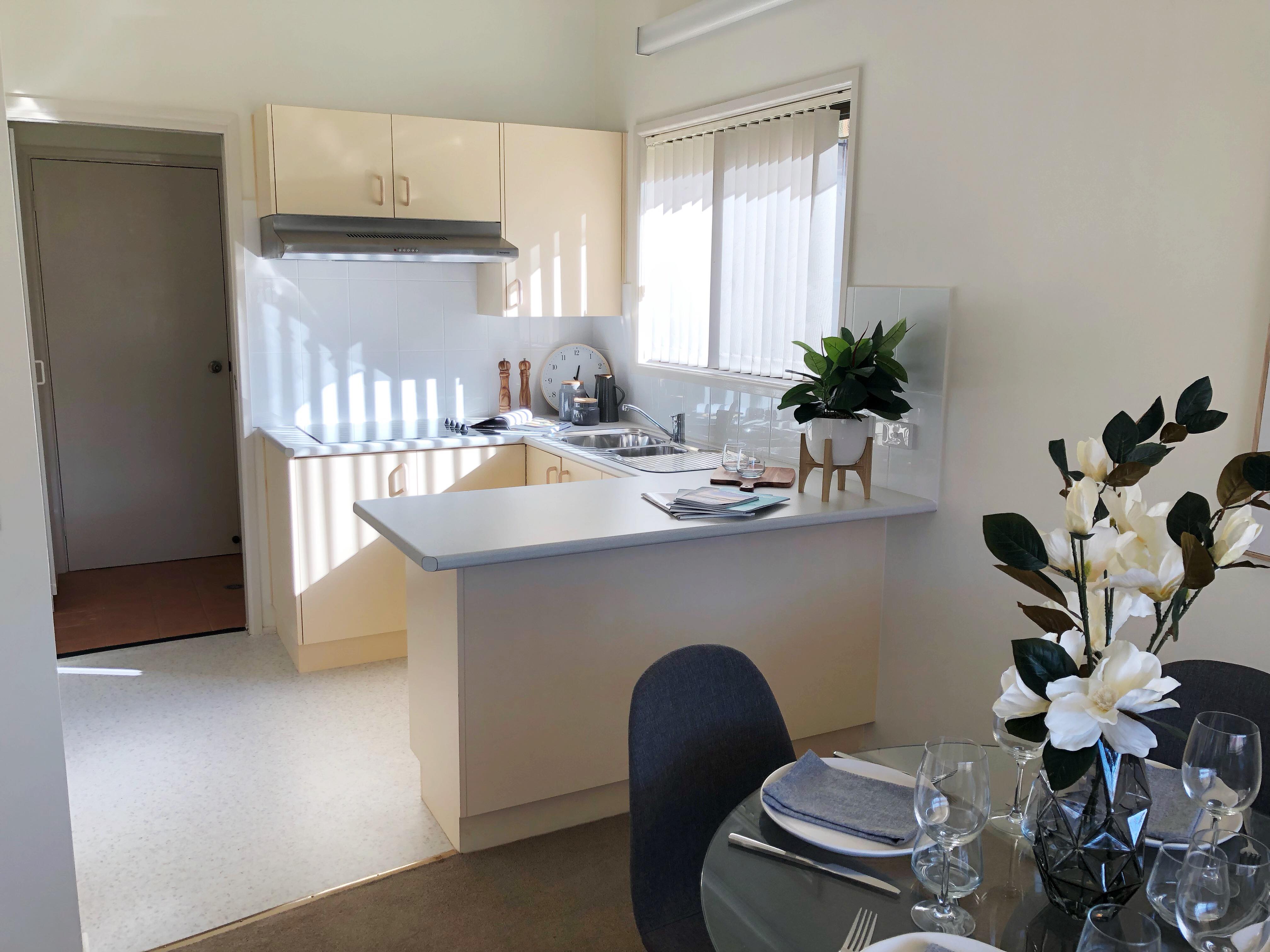 Retirement village Laurieton kitchen