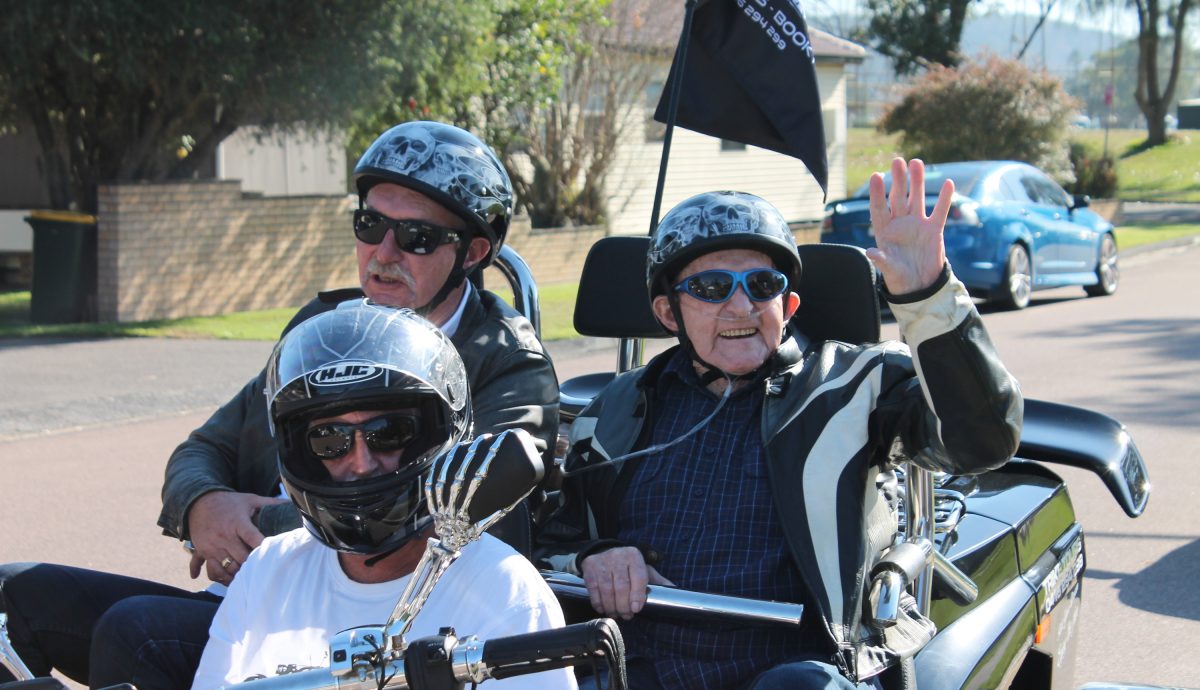 Whiddon residents enjoying a highway ride together as part of Whiddon's Best Week program.